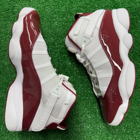 Nike Jordan 6 Rings Team Red Mens Basketball Shoes 322992-165 VNDS Sz 8.5 main image 5